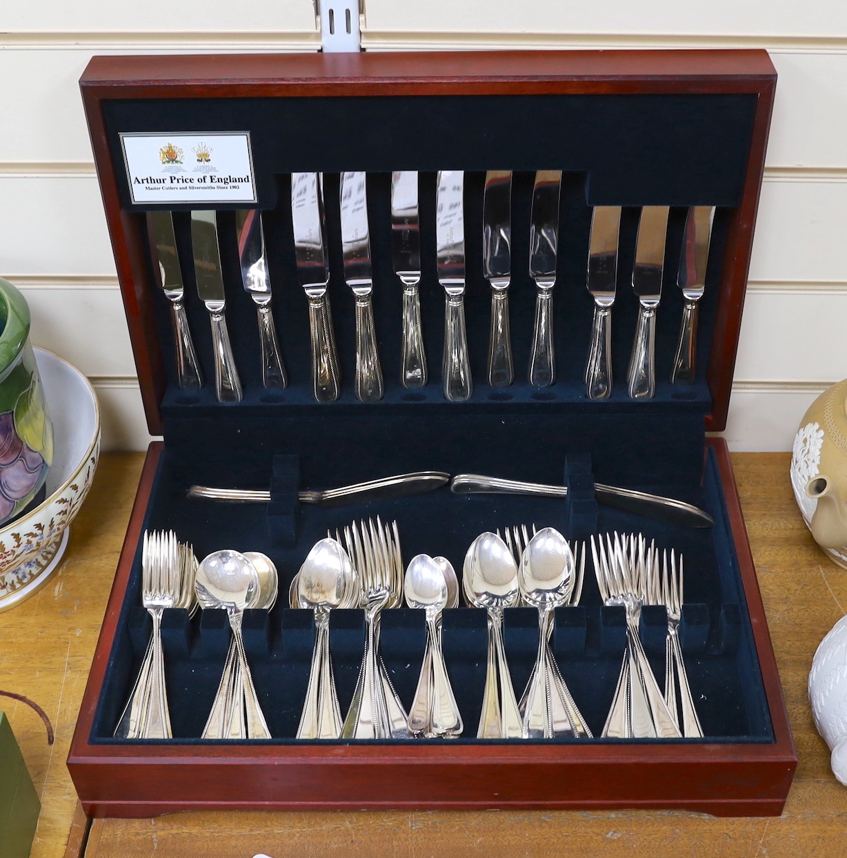 An Arthur Price of England, canteen of silver plated cutlery